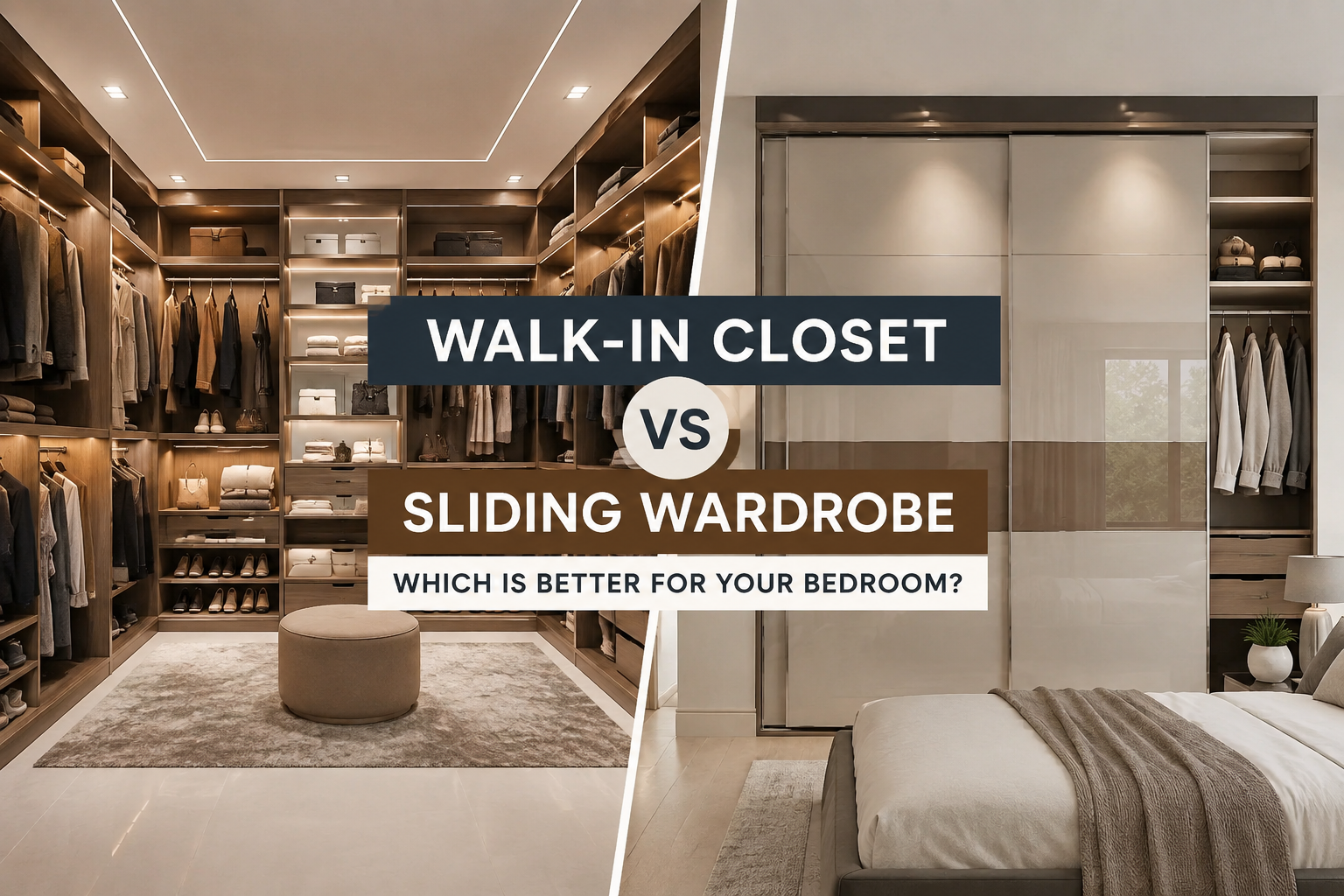 Walk-in Closet vs Sliding Wardrobe